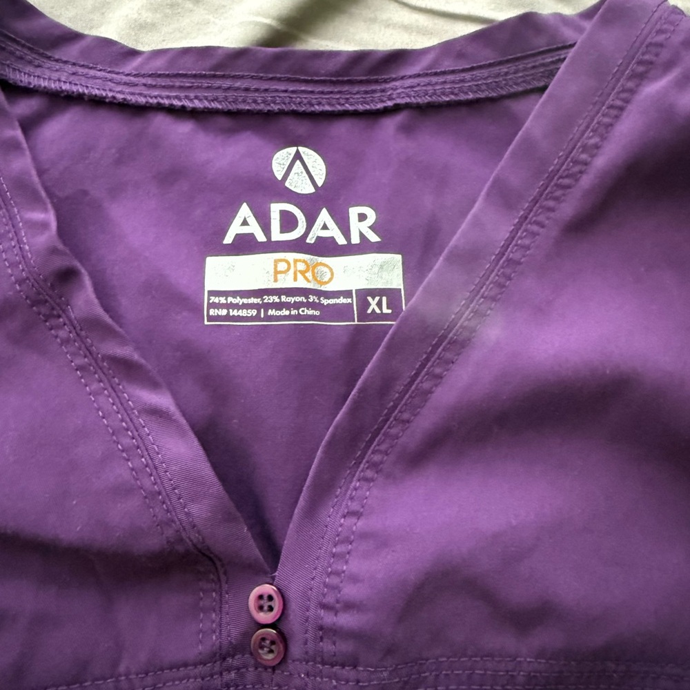Adar Women's Purple Short Sleeve Top